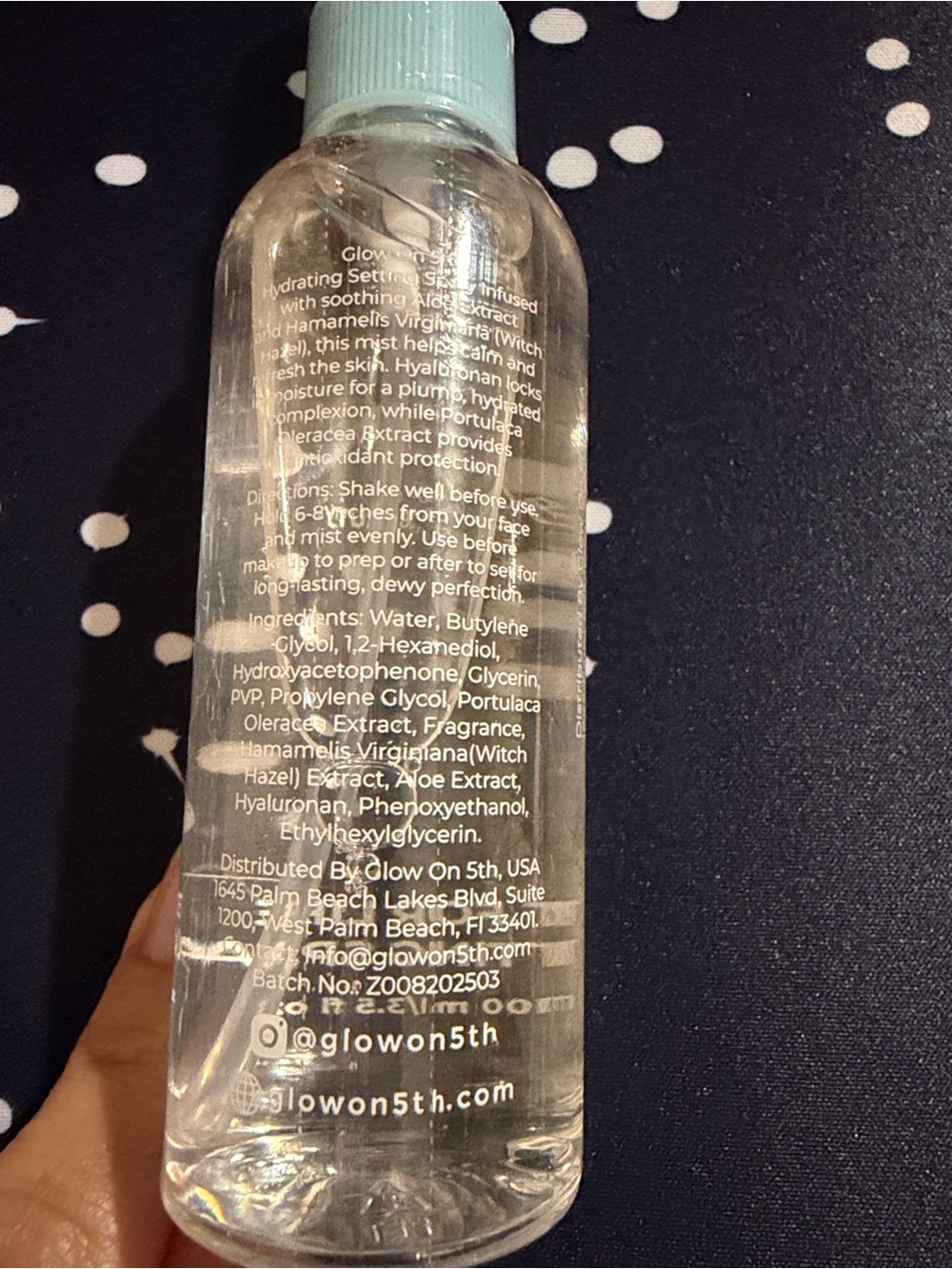 Glow On Beauty Setting Spray - Clear Finish (Clear) - Picture 4 of 5